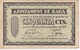 BILLETE DE 50 CENTIMOS DEL AJUNTAMENT DE BAGA DEL AÑO 1937   (BANKNOTE) - Otros & Sin Clasificación