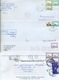 Kazakhstan.Four Envelopes Past The Mail. Two Envelopes Registered. - Kazakhstan