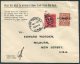 1926 USA S.S. Homeric Ship-to-shore Demonstration Flight Cover. Sir Alan Cobham, White Star Line, Milburn NJ. AAMC 1045 - Brieven En Documenten