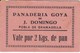 VALE POR 2 KILOS DE PAN DE LA PANADERIA GOYA DE J. DOMINGO - POBLA DE GRANADELLA CON SELLO Y FIRMA  (LLEIDA-LERIDA) - Monétaires/De Nécessité