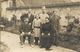 Carte Photo Ancienne : Photo De Famille Avec Un Militaire - Genealogie