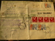 1971 SVERIGE  POSTAL DOCUMENT + BEAUTIFULS POSTAGESTAMPS  //// BEI FRANCOBOLLI SU DOCUMENTO VIAGGIATO DA SVEZIA X ITALIA - Andere & Zonder Classificatie