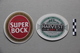 Lot De 2 Sous-Bocks Bière : Super Bock, Harvest - Beer Mats