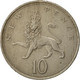 Grande-Bretagne, Elizabeth II, 10 New Pence, 1971, TTB, Copper-nickel, KM:912 - 10 Pence & 10 New Pence