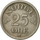 Norvège, Haakon VII, 25 Öre, 1952, TTB, Copper-nickel, KM:401 - Norvège