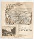 Dépliant Touristique, 12 Pages , MAP Of NAZARETH, Israel  , 2 Scans , Frais Fr :1.75 E - Dépliants Touristiques