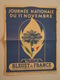 Affichette - Journée Nationale Du 11 Novembre - Bleuet De France Emblème Du Combattant Et Des Victimes De Guerre - Autres & Non Classés