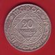 - MAROC - 20 Francs - 1929 - Argent - - Marruecos