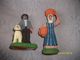 Lot De 2 Santons - Art Populaire