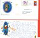 France 2000.Envelope With Printed Original Stamp.Best Wishes.Really Passed The Mail.With A Postcard. - Other & Unclassified