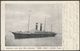 American Line Steamer "New York", C.1905 - Postcard - Dampfer