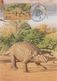 Australia 2017 Postally Used Maximum Card,sent To Italy,1993 Dinosaur,Minmi - Maximum Cards