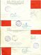 Kazakhstan.Four Envelopes Past The Mail.Two Envelopes Registered. - Kazakhstan