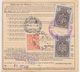 GERMANY CROATIA 1937 PARCEL CARD LEVERKUSEN (I.G. Werk, Reklamelager) TO ZAGREB TAXE PERCUE - Other & Unclassified