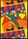 GA Dänemark Ganzsache 2002 - Postkarte MiNr P 323 Motiv 01 - Mint - Zirkus Clown - Interi Postali