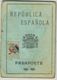 Passeport Espagnol Valable Pour L'Europe Hors Russie. España. Pasaporte. Délivré à Barcelone En 1933. Peintre. Allemagne - Documents Historiques