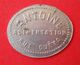 Jeton Publicité Token RARE 66 Perpignan Antoine Rue Queya Alimentation Cacao Sucre Aluminium 3.3x2.6 Cms - Profesionales / De Sociedad