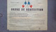 60- BEAUVAIS- AIRION- RARE AFFICHE ORDRE REQUISITION MILITAIRE-CHEVAUX -MINISTERE GUERRE CLERMONT PLACE LIMOGES - Plakate