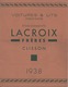 Voitures Et Lit D'enfants établissements LACROIX  Fréres CLISSON 1938 Landau Poussette (44) Nantes - Publicités