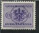 LUBIANA 1944 OCCUPAZIONE TEDESCA GERMAN OCCUPATION SEGNATASSE POSTAGE DUE TASSE TAXE CENT. 50c MNH - Occ. Allemande: Lubiana