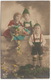 Zwei Jungen In Lederhosen, Mädchen Mit Blumen - 'AMAG 61820/3'- Deutschland - Portretten