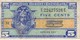 BILLETE DE ESTADOS UNIDOS DE 5 CENTS MILITARY PAYMENT CERTIFICATE SERIE 521  (BANK NOTE) - 1954-1958 - Series 521