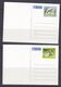 Liechtenstein 2009 Vaduz Castle Postal Stationery 2 Cards Unused (37661) - Cartas & Documentos