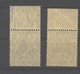 D.R.87 IIc,d Mit Oberrand,Haftspuren (3650) - Unused Stamps