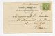 !!! PRIX FIXE : NOUVELLE CALEDONIE, CPA DE 1904 POUR LA FRANCE, TARIF IMPRIME - Cartas & Documentos