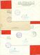 Kazakhstan.Four Envelopes Past The Mail. One Envelope Registered. - Kazakhstan