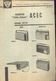 « ACEC CHARLEROI – Radios Côte D’azur – Série 66/67 – Notice Technique» - Littérature & Schémas