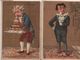 2 Chromos Anciens à Fond Doré/ Habillements/ Serviteurs/ A L'Artisan/ Rue Du Terrier / VINCENNES/Vers 1890   IMA352 - Other & Unclassified