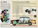 PEUGEOT 404 CATALOGUE 3 VOLETS 1960 Format 31 X 20.5 FRANCE - Publicidad