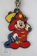 Vintage Walt Disney Mickey Mouse Character - Firefighter Keyring - Llaveros