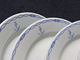 LOT 6 ASSIETTES PLATES MARINE NATIONALE  Décor  CABLE BLEU  - OFFICIER MARINIER  #.2 - Maritieme Decoratie