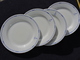 Delcampe - LOT 6 ASSIETTES PLATES MARINE NATIONALE  Décor  CABLE BLEU  - OFFICIER MARINIER  #.2 - Maritieme Decoratie