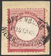 Dt. Reich 9 BrfStk, 1872, 3 Kr. Karmin, Postablagestempel OFFENBURG/NIEDERSCHROPFHEIM, Prachtbriefstück, Fotobefund Somm - Usati