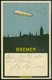 ZEPPELINPOST 6Ia BRIEF, 1912, Luftschiff Hansa, Bordpoststempel Und Bordstempel Vom 6.10.12 Von Der Fahrt Von Hamburg Na - Luft- Und Zeppelinpost