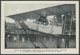 ZEPPELINPOST 12 BRIEF, 1912, 30 Pf. Flp. Auf Rhein Und Main Auf Flugpostkarte Ankunft Gelber Hund Mit 5 Pf. Zusatzfranka - Poste Aérienne & Zeppelin
