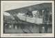 ZEPPELINPOST 12 BRIEF, 1912, 30 Pf. Flp. Auf Rhein Und Main Auf Flugpostkarte Ankunft Gelber Hund Mit 5 Pf. Zusatzfranka - Posta Aerea & Zeppelin