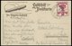 ZEPPELINPOST 19C BRIEF, 1919, Luftschiff Bodensee, Poststempel Friedrichshafen Bahnhof, Prachtkarte, Gepr. Sieger - Airmail & Zeppelin