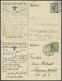 ZEPPELINPOST 1926, 2 Zeppelin-Eckener-Spendenkarten Mit Zusatzaufdruck Frauen-Spende, Gebraucht, Eine Karte Etwas Flecki - Poste Aérienne & Zeppelin