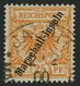 MARSHALL-INSELN 5IIa O, 1899, 25 Pf. Gelblichorange, Berliner Ausgabe, Pracht, Fotoattest Jäschke-L., Mi. 1100.- - Marshall-Inseln