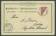 MARSHALL-INSELN 9H BRIEF, 1900, 10 Pf. Karmin, Diagonal Halbiert Auf Ansichtskarte Nach Bebra, Pracht, Fotoattest Jäschk - Marshall-Inseln