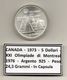Canada - 1973 - 5 Dollari - XXI^ Olimpiadi Di Montreal Del 1976- Argento 925 - Peso 24,3 Grammi - In Capsula - (MW1157) - Canada
