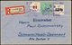 GROSSRÄSCHEN-VORLÄUFER V 26U,V 27 BRIEF, 1945, 12 Pf. Rot, Ungezähnt Und 40 Pf. Schwarz Uhrzeit Mit Zusatzfrankatur Auf  - Postes Privées & Locales