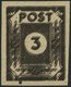 OST-SACHSEN 51btxDD **, 1945, 3 Pf. Graubraun, Doppeldruck, Mit Plattenfehler VI, Pracht, Kurzbefund Ströh, Mi. (300.-) - Other & Unclassified