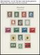 SAMMLUNGEN **, Ab Mi.Nr. 197 In Den Hauptnummern Komplette Postfrische Sammlung Bundesrepublik Von 1954-69 Im Borek Falz - Oblitérés