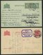 NIEDERLANDE 1884-1903, 5 Ganzsachenkarten Nach Deutschland, Etwas Unterschiedliche Erhaltung - Sammlungen