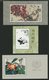 CHINA - VOLKSREPUBLIK Bl. 34/5,37/8 **, 1985, Block Mei-Blumen, Panda, Blumen Und Bronzeskulptur, 4 Prachtblocks, Mi. 10 - Altri & Non Classificati